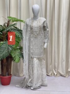 Gharara organza