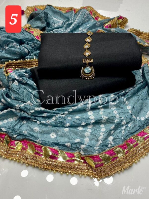 3 Pc Suit with Chundri/gota silk Duppata - Image 6