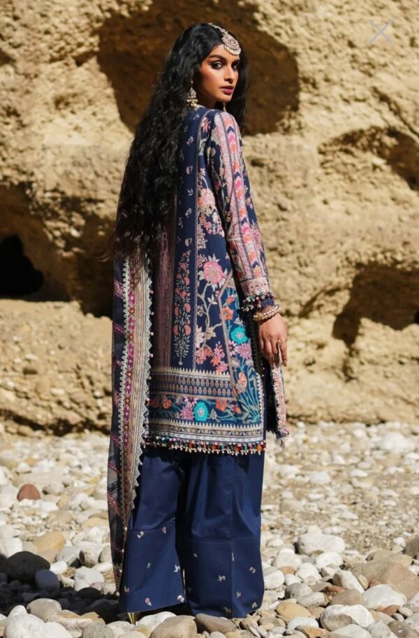 Sana Safinaz Stitched Luxury Lawn L231-002B-CX - Image 3