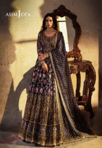 Asim Jofa Stitched AJKB-09 EMBROIDERED CHIFFON 3 PCS