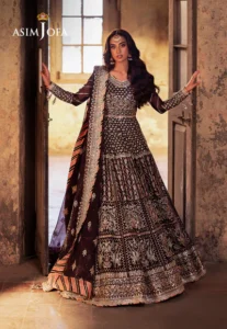 Asim Jofa Stitched  AJKB-10 EMBROIDERED CHIFFON 3 PCS