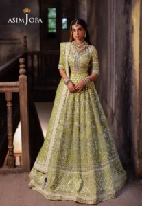 Asim Jofa Stitched AJKB-04 EMBROIDERED NET 3 PCS