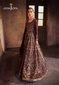 Asim Jofa Stitched AJKB-08 EMBROIDERED CHIFFON 3 PCS