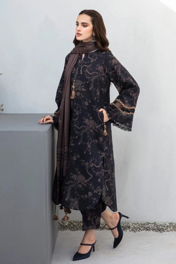 BAROQUE PRINTED SLUB KHADDAR PR-870