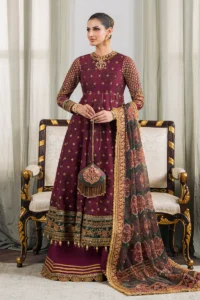 BAROQUE EMBROIDERED CHIFFON CH12-03