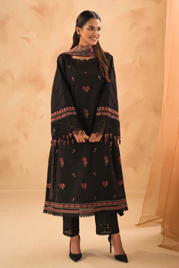 BAROQUE EMB VISCOSE SLUB KHADDAR UF-475