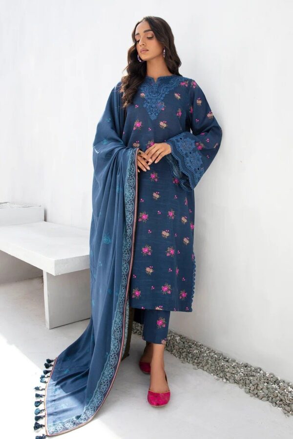 BAROQUE DIGITAL PRINTED VISCOSE KHADDAR UF-450