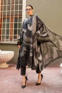 Maria B Stitched  Printed Cambric Suit