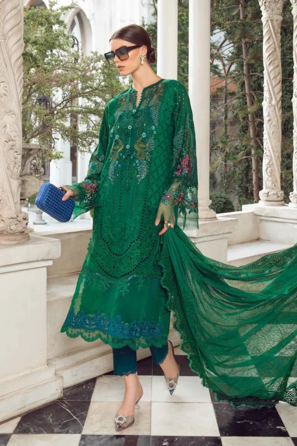 Maria B Stitched SUIT | EID LAWN - Image 2