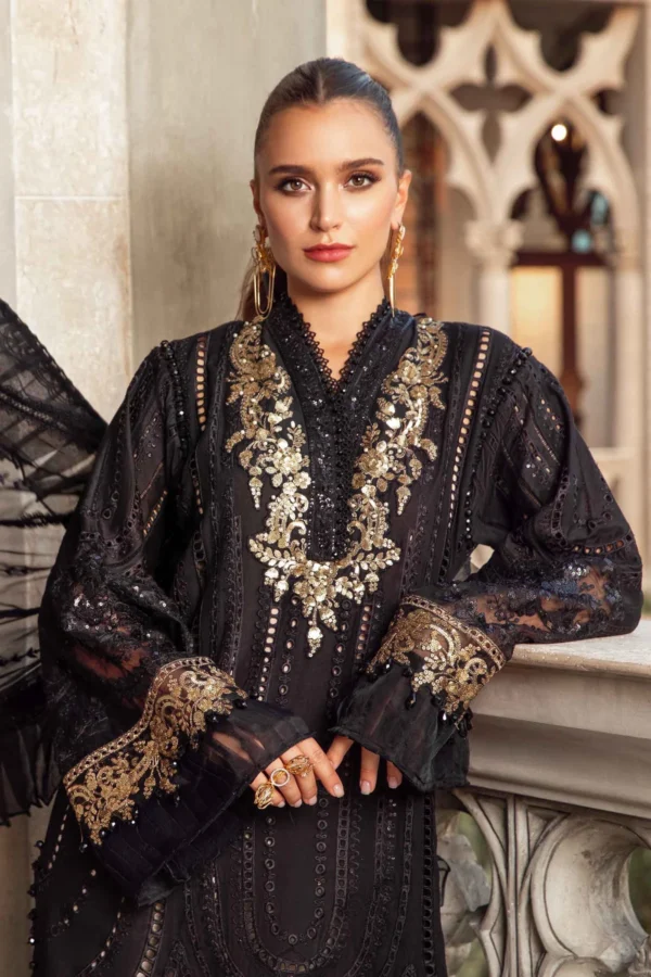 Maria B Stitched SUIT | EID LAWN - Image 4