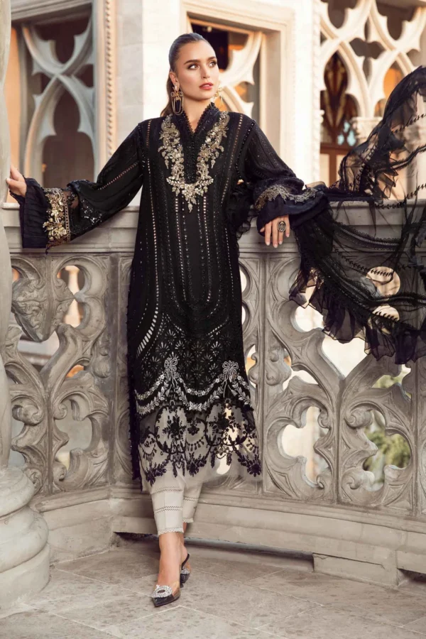 Maria B Stitched SUIT | EID LAWN - Image 3