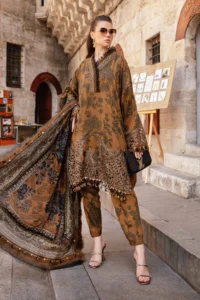 Maria B Stitched Printed Cambric Suit