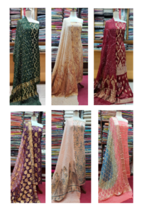 Banarsi bambar chiffon chundri Suits