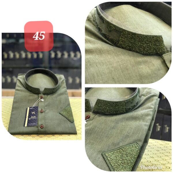 Gents 2 PC Kurta Shalwar/Trouser Suits. - Image 48