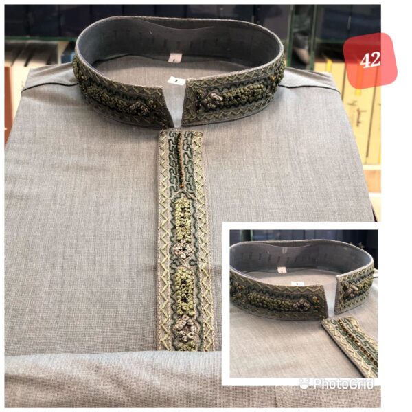 Gents 2 PC Kurta Shalwar/Trouser Suits. - Image 45