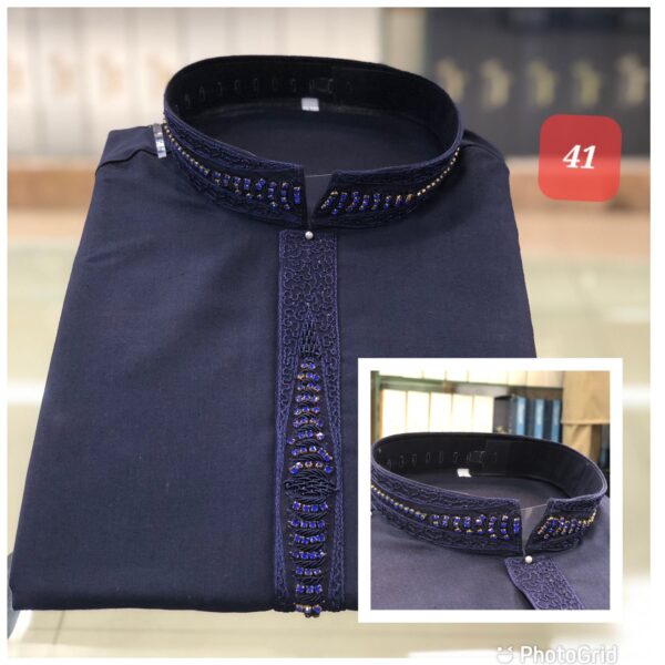Gents 2 PC Kurta Shalwar/Trouser Suits. - Image 44