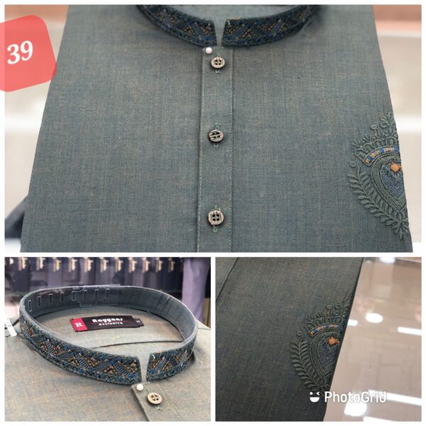 Gents 2 PC Kurta Shalwar/Trouser Suits. - Image 42