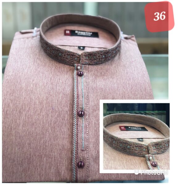 Gents 2 PC Kurta Shalwar/Trouser Suits. - Image 39
