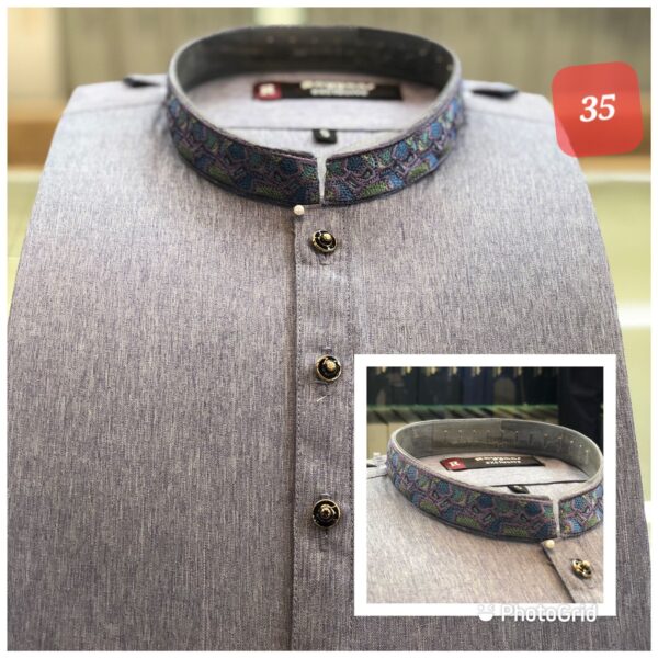 Gents 2 PC Kurta Shalwar/Trouser Suits. - Image 38