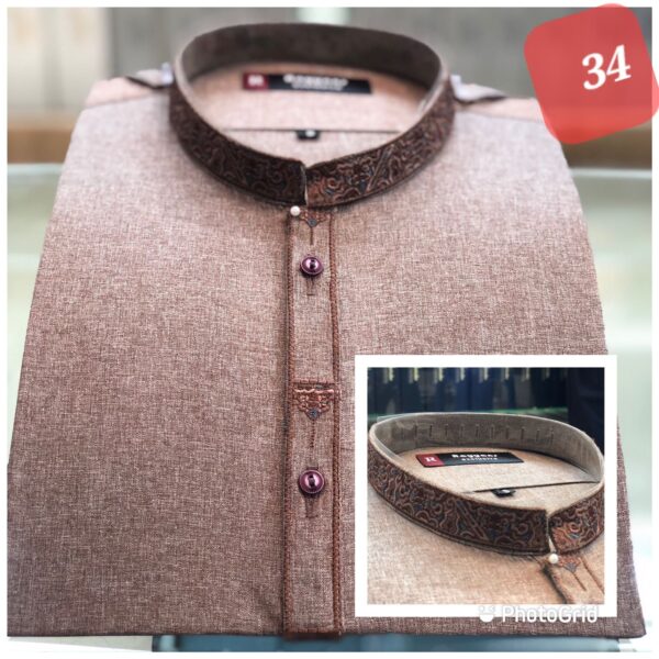 Gents 2 PC Kurta Shalwar/Trouser Suits. - Image 37