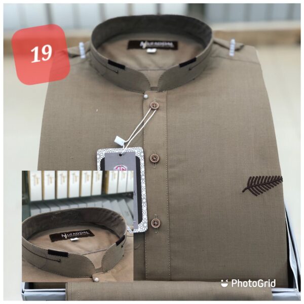 Gents 2 PC Kurta Shalwar/Trouser Suits. - Image 22