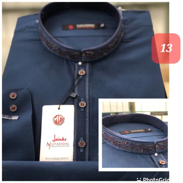 Gents 2 PC Kurta Shalwar/Trouser Suits. - Image 16