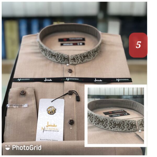 Gents 2 PC Kurta Shalwar/Trouser Suits. - Image 8