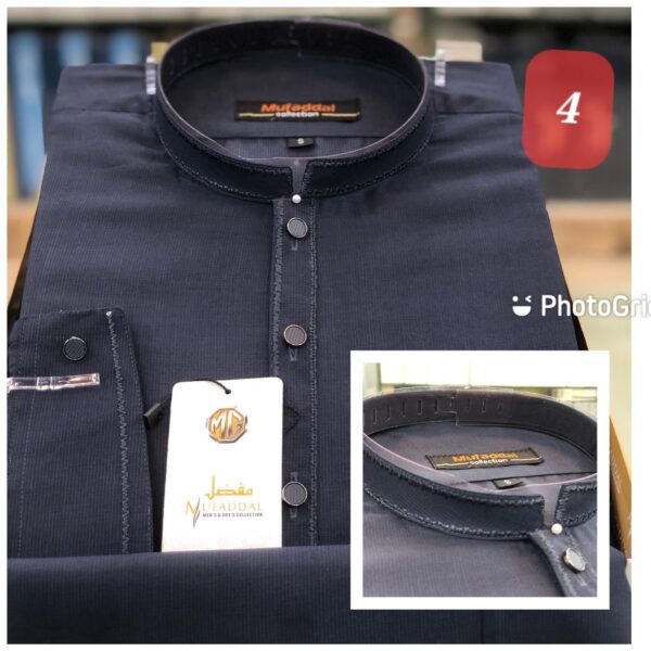 Gents 2 PC Kurta Shalwar/Trouser Suits. - Image 7