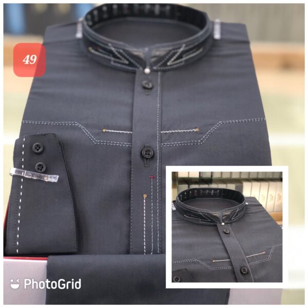 Gents 2 PC Kurta Shalwar/Trouser Suits. - Image 3