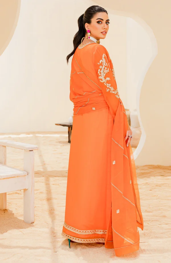 Maryum n Maria stitched Luxury Chiffon Collection - ORIOLE (QS23-506) - Image 5