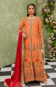 Maryum n Maria Stitched Luxury Formal - Orange Ochra (FFD-0111)