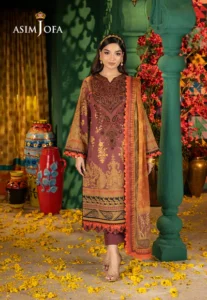 Asim Jofa Stitched  AJRA-04
