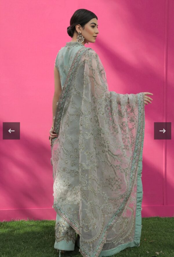 Baroque 3PC Stitched EMBROIDERED JACQUARD LAWN UF-216 - Image 2