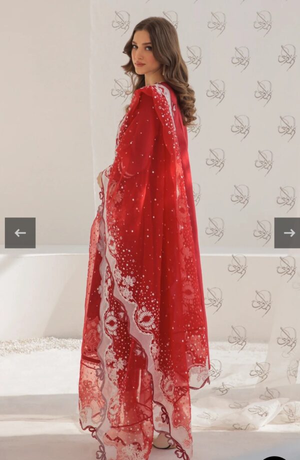BAROQUE 3PC STITCHED EMBROIDERED LAWN - Image 8