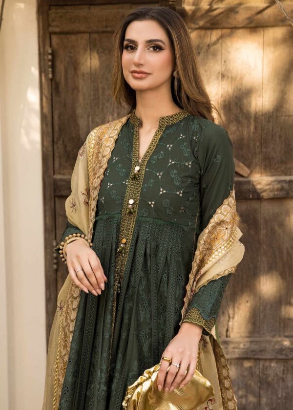 M&M Stitched Chikan Kari - Juniper (MLRF-037) - Image 2