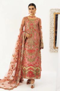 MNM 3PC Stitched Formal Dress - Mirha (QFD-0055)