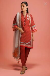 Sana Safinaz 3PC Stitched Mahay Collection H231-017A-BG