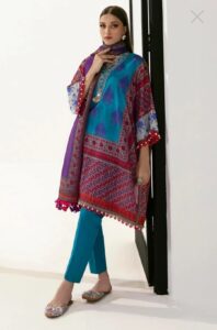 Sana Safinaz 3PC Stitched Mahay Collection H231-012B-CG