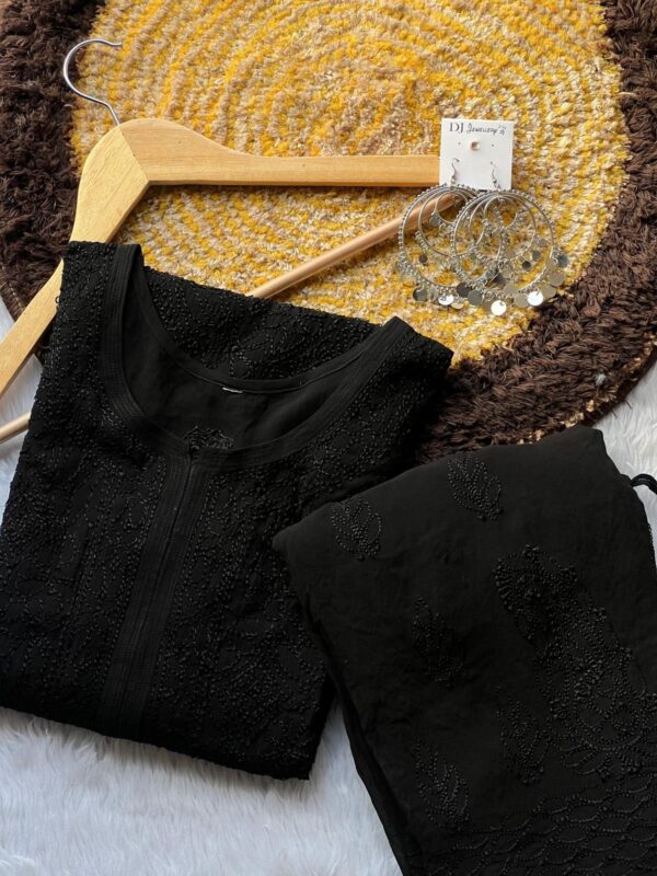 Premium Resham Jaal Kurti - Image 3