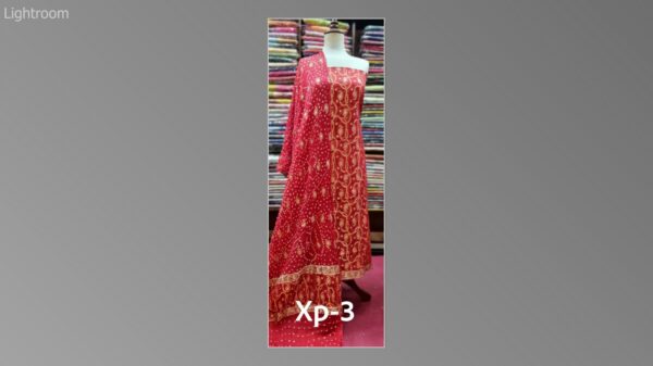 Banarsi bambar chiffon chundri suits-08 - Image 48