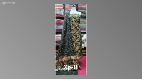 Banarsi bambar chiffon chundri suits-08 - Image 40
