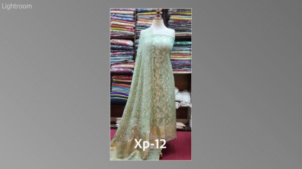 Banarsi bambar chiffon chundri suits-08 - Image 39