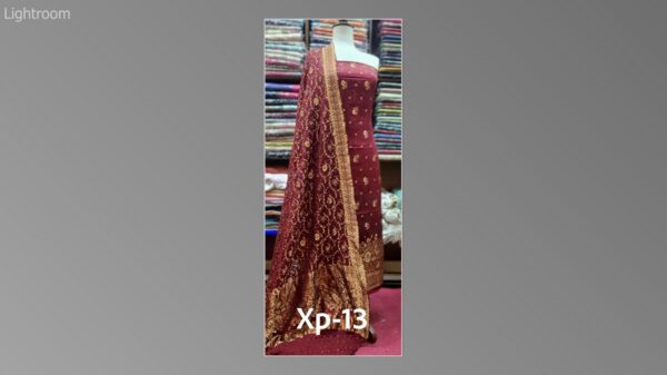 Banarsi bambar chiffon chundri suits-08 - Image 38