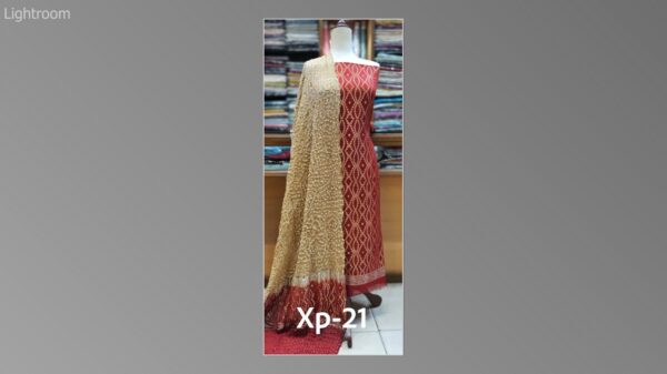 Banarsi bambar chiffon chundri suits-07 - Image 25