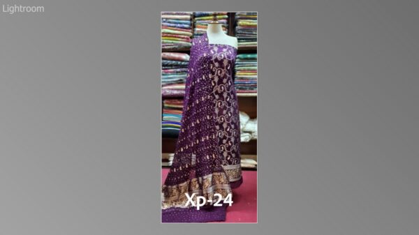 Banarsi bambar chiffon chundri suits-08 - Image 27