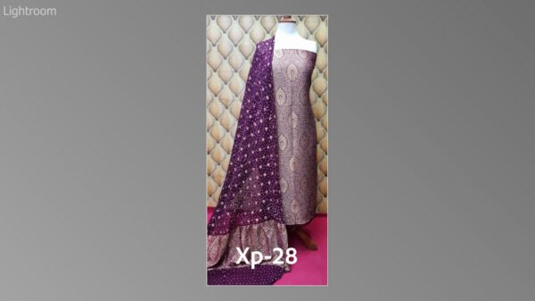 Banarsi bambar chiffon chundri suits-07 - Image 18