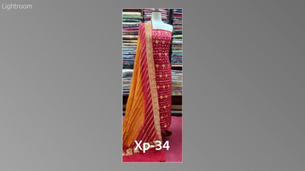 Banarsi bambar chiffon chundri suits-07 - Image 12