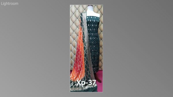 Banarsi bambar chiffon chundri suits-07 - Image 9