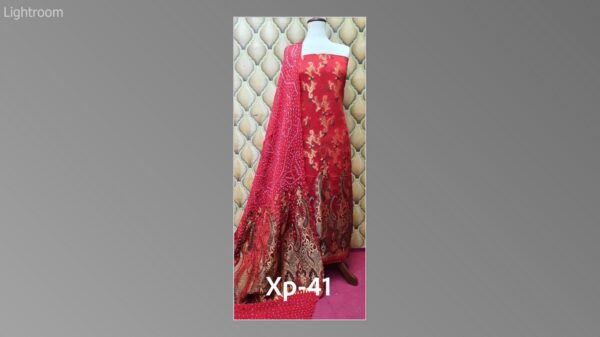 Banarsi bambar chiffon chundri suits-07 - Image 5
