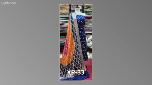 Banarsi bambar chiffon chundri suits-06 - Image 18